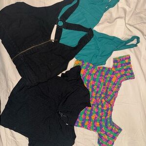 Mixed Women's Tops Bundle - Black, Teal & Multicolor